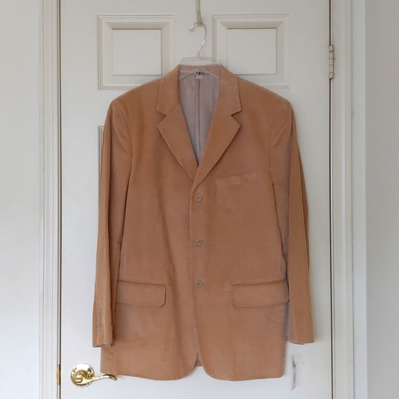 NWT. Club Room 100% Cotton Corduroy Blazer with Full Lining. - Picture 7 of 8